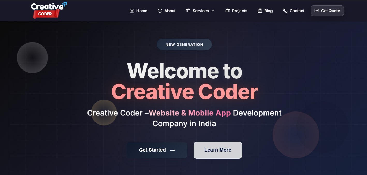Client testimonials highlighting successful projects delivered by Creative Coder.